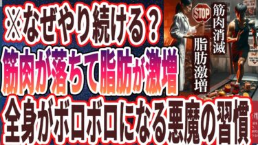 【ベストセラー】「なぜ皆平気でやっている！？脂肪の代わりに筋肉がみるみる減る「悪魔の習慣３選」」を世界一わかりやすく要約してみた【本要約】【本要約チャンネル※毎日19時更新】