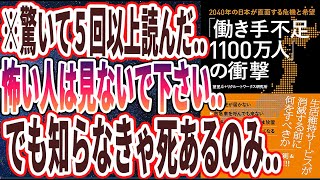 【ベストセラー】「「働き手不足1100万人」の衝撃」を世界一わかりやすく要約してみた【本要約】【本要約チャンネル※毎日19時更新】