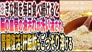 【実はとんでもなくヤバい】「きな粉を毎日食べ続けると脳の血管の油汚れが洗い流され、腎臓復活！肝臓の脂肪もごっそり溶けて万病が消えていく！」を世界一わかりやすく要約してみた【本要約】【本要約チャンネル※毎日19時更新】