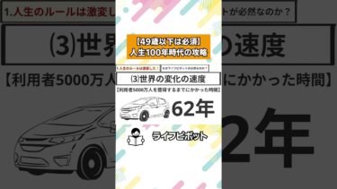 ３つの蓄積をしないと将来ヤバい。49歳以下は全員必読。人生100年時代の攻略本【ライフピボット】【本要約チャンネル】
