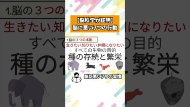 脳を壊す７つの行動【本要約チャンネル】